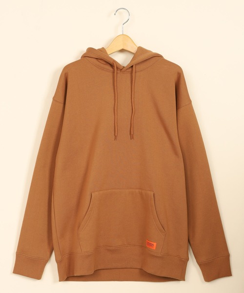UNIVERSAL OVERALL(ユニバーサルオーバーオール)の「【UNIVERSAL OVERALL】T/C SWEAT HOODIE / 裏起毛プルオーバーパーカー(パーカー・メンズ・ベージュ系その他/ホワイト/オレンジ系/オフホワイト/ブラック/グリーン系・SMALL/MEDIUM/LARGE)」の9枚目の写真