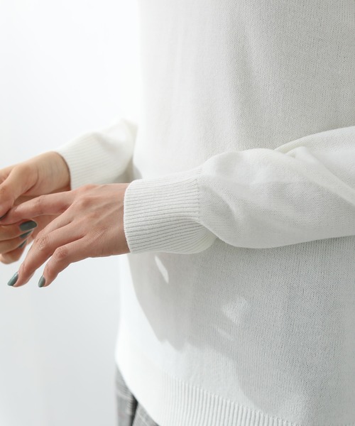 Honeys（ハニーズ）の「あったかタートルネック（ニット/セーター・レディース・ブラック/ブルー/モカ/ホワイト系その他/グレー系その他/ブラウン系その他/アイボリー・LL/S/M/L）」の14枚目の写真