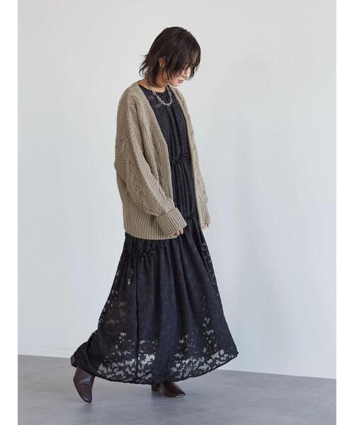 armonia(アルモニーア)の「armonia・ペチ付きレースライクワンピース*(ワンピース・レディース・ブラック/ブルー・FREE)」の21枚目の写真