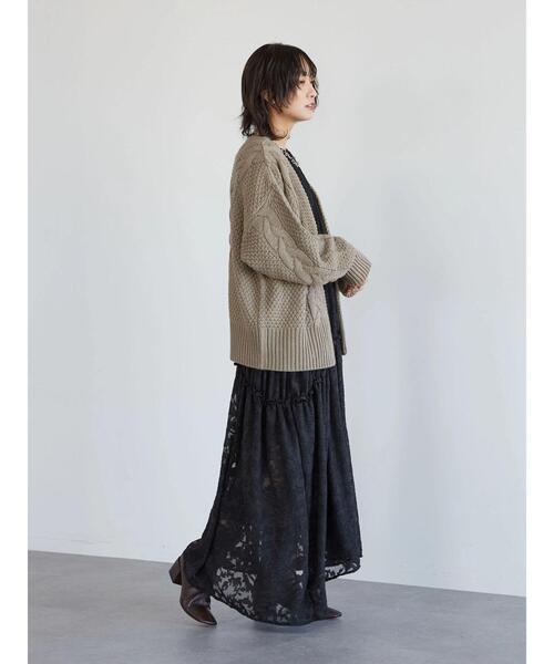 armonia(アルモニーア)の「armonia・ペチ付きレースライクワンピース*(ワンピース・レディース・ブラック/ブルー・FREE)」の22枚目の写真