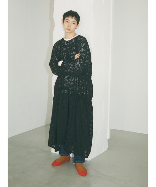 armonia(アルモニーア)の「armonia・ペチ付きレースライクワンピース*(ワンピース・レディース・ブラック/ブルー・FREE)」の3枚目の写真