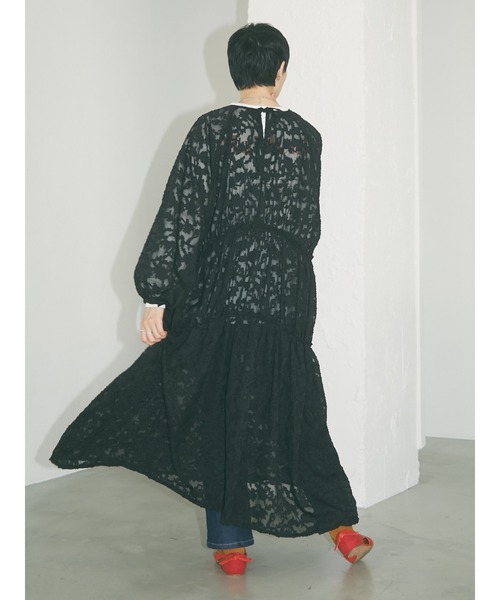 armonia(アルモニーア)の「armonia・ペチ付きレースライクワンピース*(ワンピース・レディース・ブラック/ブルー・FREE)」の5枚目の写真