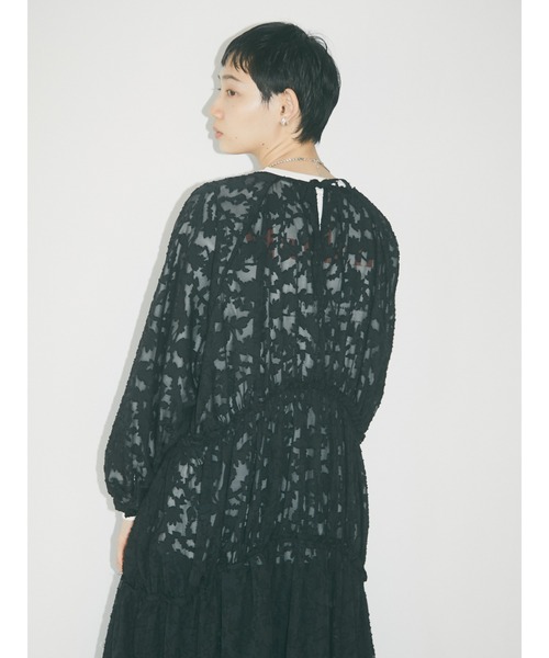 armonia(アルモニーア)の「armonia・ペチ付きレースライクワンピース*(ワンピース・レディース・ブラック/ブルー・FREE)」の7枚目の写真