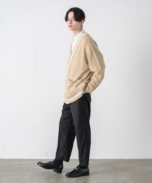 EDEL（エーデル）の「EDEL - ニットカーディガン（カーディガン/ボレロ・メンズ・ベージュ・SMALL/MEDIUM/LARGE）」の12枚目の写真
