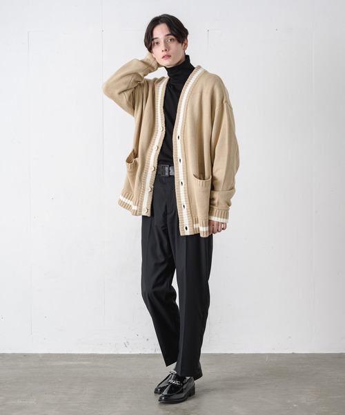 EDEL（エーデル）の「EDEL - ニットカーディガン（カーディガン/ボレロ・メンズ・ベージュ・SMALL/MEDIUM/LARGE）」の6枚目の写真