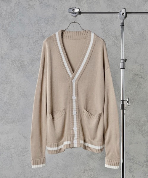 EDEL（エーデル）の「EDEL - ニットカーディガン（カーディガン/ボレロ・メンズ・ベージュ・SMALL/MEDIUM/LARGE）」の9枚目の写真