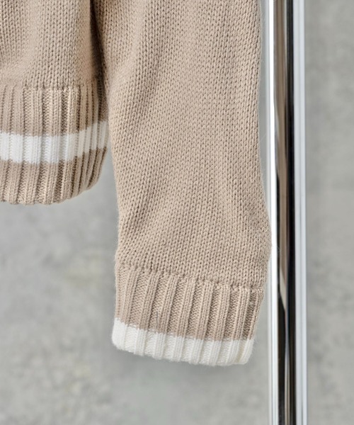 EDEL（エーデル）の「EDEL - ニットカーディガン（カーディガン/ボレロ・メンズ・ベージュ・SMALL/MEDIUM/LARGE）」の13枚目の写真