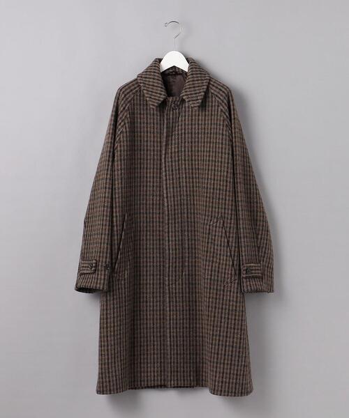 ＜Camoshita（カモシタ）＞ チェック シングル バルカラー コート Camoshita（カモシタ）の「＜Camoshita（カモシタ）＞ チェック