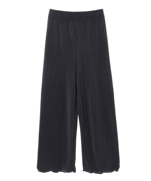 alcali（アルカリ）の「ランダムプリーツパンツ（その他パンツ・レディース・チャコールグレー/ラベンダー・FREE）」の2枚目の写真