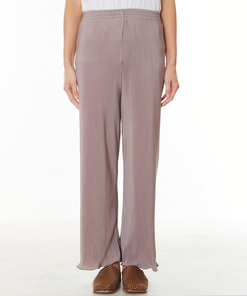 alcali（アルカリ）の「ランダムプリーツパンツ（その他パンツ・レディース・チャコールグレー/ラベンダー・FREE）」の10枚目の写真