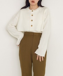 w closet | 7Gリブカーデ×5G天竺インナーSET(カーディガン/ボレロ)