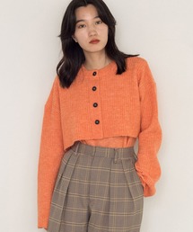 w closet | 7Gリブカーデ×5G天竺インナーSET(カーディガン/ボレロ)