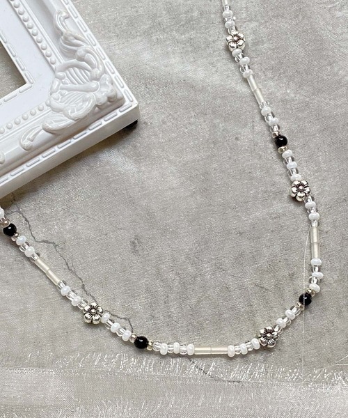 WEGO（ウィゴー）の「WEGO/フラワーミックスネックレス（ネックレス・レディース・その他1/その他2/その他3/その他4・FREE）」の3枚目の写真