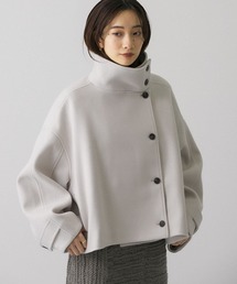 KBF | BACKベルトスタンドカラーコート(その他アウター)