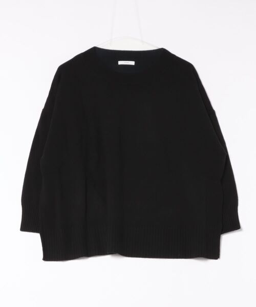 SETENS(セテンス)の「【ZOZO限定発売】【SETENS/セテンス】ショートネックオーバーサイズニット(ニット/セーター・レディース・ベージュ/グレー/ブラック・F)」の2枚目の写真