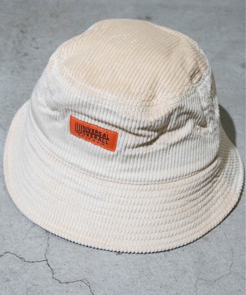 UNIVERSAL OVERALL（ユニバーサルオーバーオール）の「【Y】UNIVERSAL OVERALL 8Wコーデュロイダウンハット（ハット・メンズ・アイボリー/ブラウン/ピンク/ライトグリーン・FREE）」の2枚目の写真
