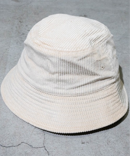 UNIVERSAL OVERALL（ユニバーサルオーバーオール）の「【Y】UNIVERSAL OVERALL 8Wコーデュロイダウンハット（ハット・メンズ・アイボリー/ブラウン/ピンク/ライトグリーン・FREE）」の5枚目の写真