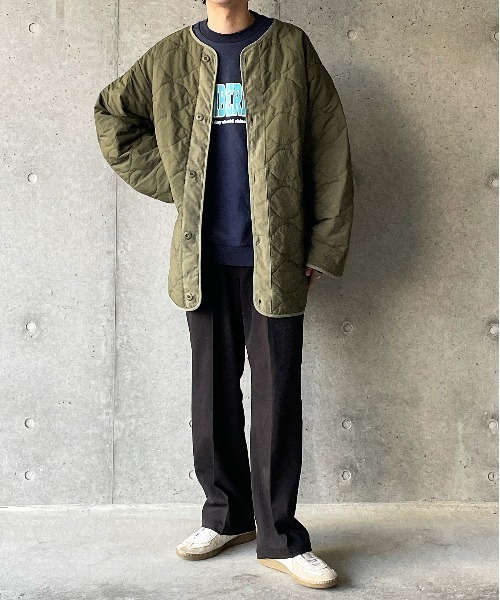 y/m by れぽすけ（イムバイレポスケ）の「ハイネックM65フィッシュテールパーカー（モッズコート・メンズ・ブラック/カーキ・MEDIUM/LARGE）」の13枚目の写真