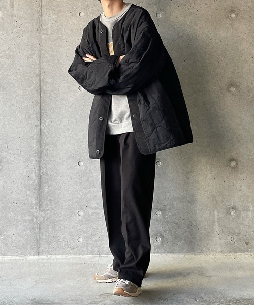 y/m by れぽすけ（イムバイレポスケ）の「ハイネックM65フィッシュテールパーカー（モッズコート・メンズ・ブラック/カーキ・MEDIUM/LARGE）」の6枚目の写真