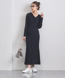 UNITED ARROWS | ＜UNITED ARROWS＞FIT RIB Vネック ニット B(ニット/セーター)