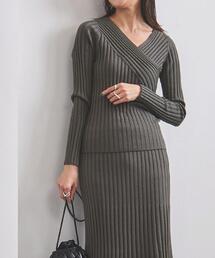 UNITED ARROWS | <UNITED ARROWS>FIT RIB Vネック ニット B(ニット/セーター)