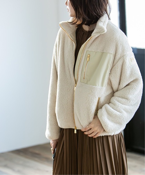 Max Maraのツイード生地ダッフルコート