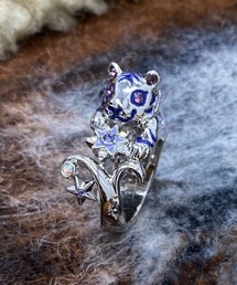 ★【美品】ANNA SUIアナスイ 白い虎の顔リング 13号 ANNA SUI リング ホワイトタイガー トラ アナスイ 未使用 レア｜Yahoo