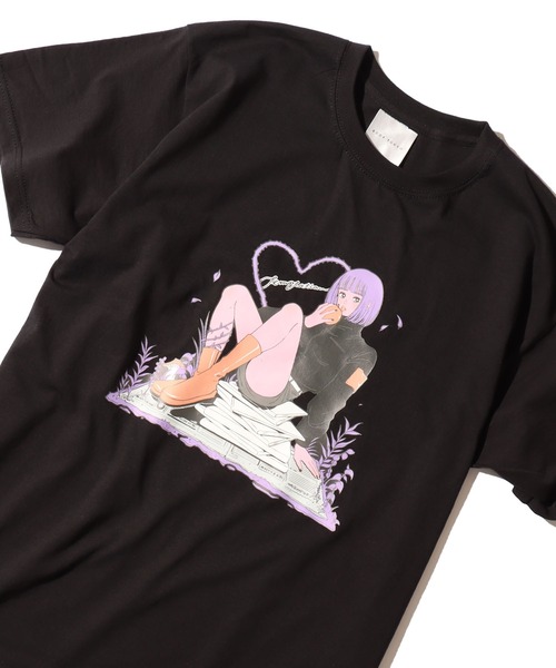FRUIT OF THE LOOM(フルーツオブザルーム)の「【ROOPTOKYO限定】FRUIT OF THE LOOM/フルーツオブザルーム×Nah 描き下ろしイラスト Apple 半袖Tシャツ プリントT 限定品(Tシャツ/カットソー・レディース・グレー/ホワイト/ブラック・L/M/XL)」の13枚目の写真