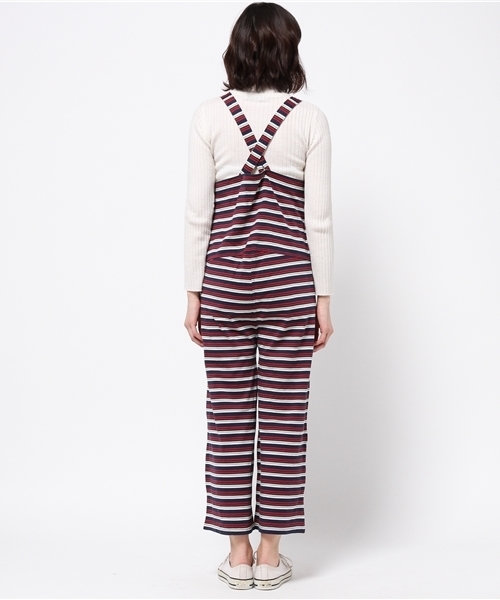 BEAMS BOY(ビームスボーイ)の「◎BEAMS BOY / ボーダー サロペット(サロペット/オーバーオール・レディース・サックスブルー/ネイビー・ONE SIZE)」の6枚目の写真