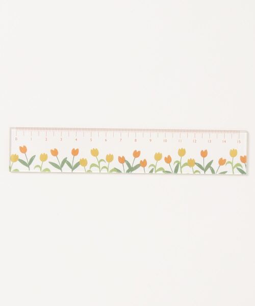 yururira（ユルリラ）の「フラワーデザイン カラバリステーショナリークリア定規 15cm（ステーショナリー・レディース・A/B/C/D/E/G/H/I/J/K/L/M/N・FREE）」の4枚目の写真