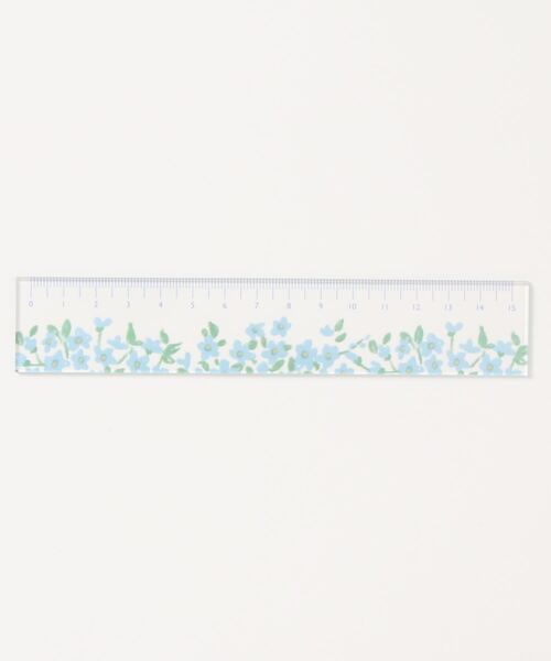 yururira（ユルリラ）の「フラワーデザイン カラバリステーショナリークリア定規 15cm（ステーショナリー・レディース・A/B/C/D/E/G/H/I/J/K/L/M/N・FREE）」の5枚目の写真