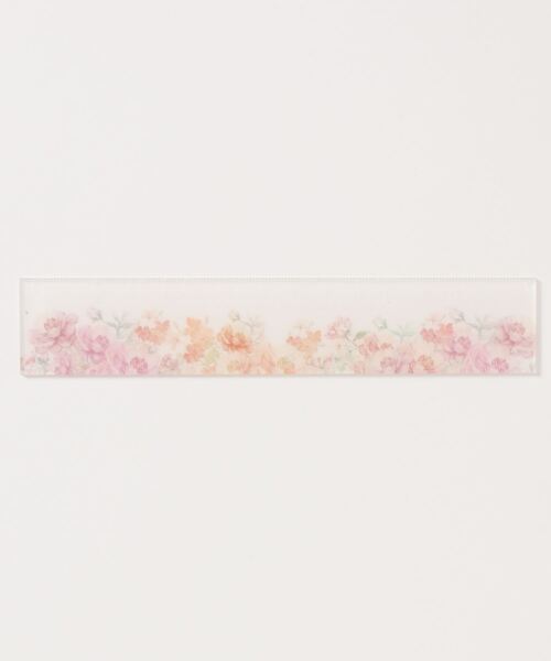 yururira（ユルリラ）の「フラワーデザイン カラバリステーショナリークリア定規 15cm（ステーショナリー・レディース・A/B/C/D/E/G/H/I/J/K/L/M/N・FREE）」の6枚目の写真