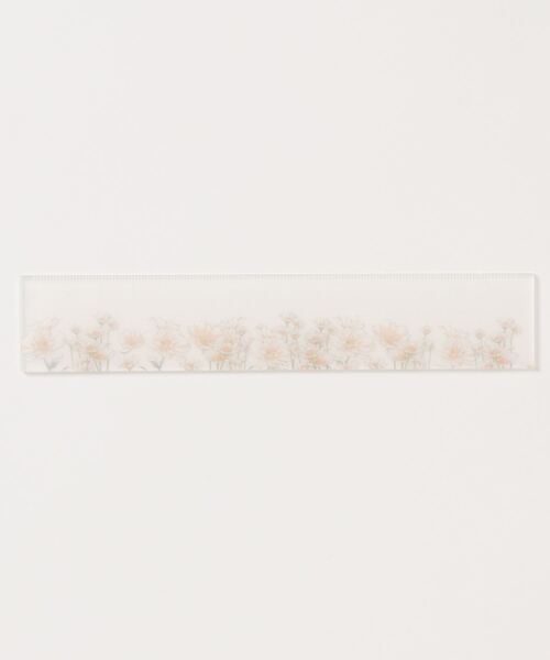 yururira（ユルリラ）の「フラワーデザイン カラバリステーショナリークリア定規 15cm（ステーショナリー・レディース・A/B/C/D/E/G/H/I/J/K/L/M/N・FREE）」の7枚目の写真