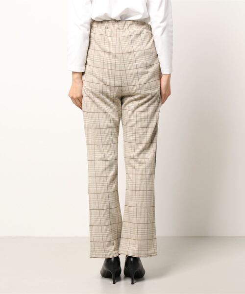 ehka sopo（エヘカソポ）の「チェックカットソーパンツ（その他パンツ・レディース・ブラック/ブラウン/ベージュ・ﾌﾘ-）」の7枚目の写真