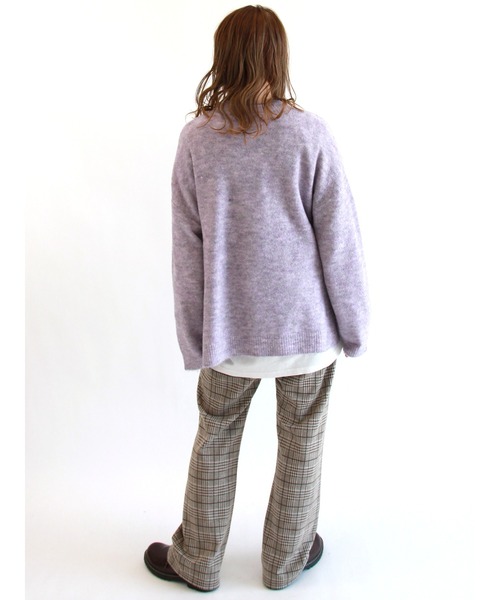 ehka sopo（エヘカソポ）の「チェックカットソーパンツ（その他パンツ・レディース・ブラック/ブラウン/ベージュ・ﾌﾘ-）」の10枚目の写真