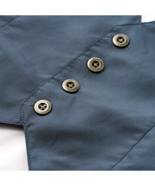 MARLMARL（マールマール）の「【MARLMARL】マールマール お食事エプロン KIDSサイズ『garcon/ギャルソン』（マグ/哺乳瓶/お食事グッズ・キッズ・その他1/その他2/その他3・M）」の4枚目の写真