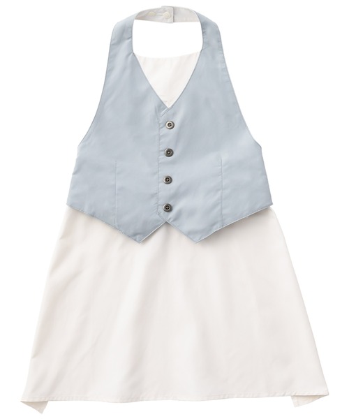 MARLMARL（マールマール）の「【MARLMARL】マールマール お食事エプロン KIDSサイズ『garcon/ギャルソン』（マグ/哺乳瓶/お食事グッズ・キッズ・その他1/その他2/その他3・M）」の5枚目の写真