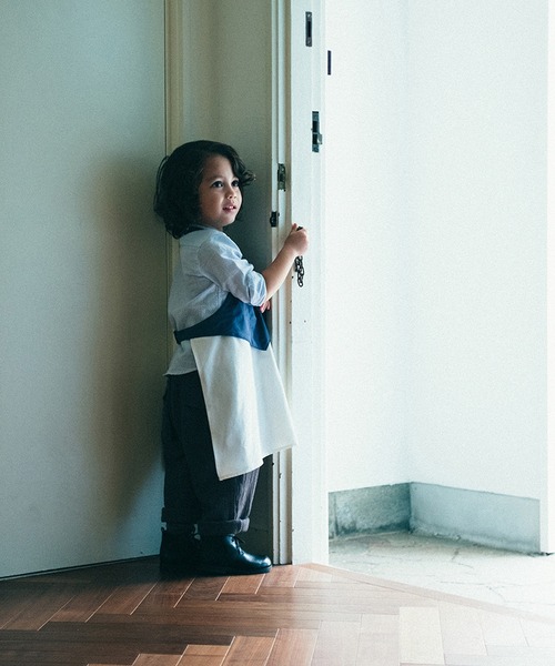 MARLMARL（マールマール）の「【MARLMARL】マールマール お食事エプロン KIDSサイズ『garcon/ギャルソン』（マグ/哺乳瓶/お食事グッズ・キッズ・その他1/その他2/その他3・M）」の21枚目の写真