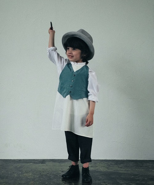 MARLMARL（マールマール）の「【MARLMARL】マールマール お食事エプロン KIDSサイズ『garcon/ギャルソン』（マグ/哺乳瓶/お食事グッズ・キッズ・その他1/その他2/その他3・M）」の11枚目の写真