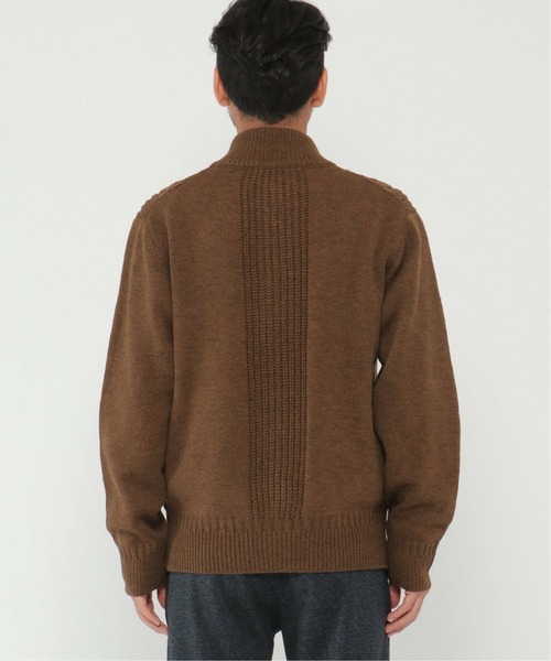 IKKA LOUNGE(イッカラウンジ)の「スタンドネックニットカーデ2(カーディガン/ボレロ・メンズ・ネイビー/ベージュ/グレー・XL/M/S/L)」の18枚目の写真