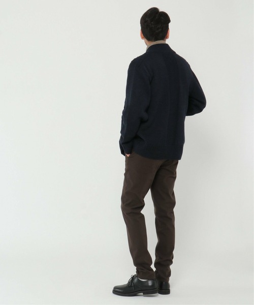 IKKA LOUNGE(イッカラウンジ)の「スタンドネックニットカーデ2(カーディガン/ボレロ・メンズ・ネイビー/ベージュ/グレー・XL/M/S/L)」の4枚目の写真