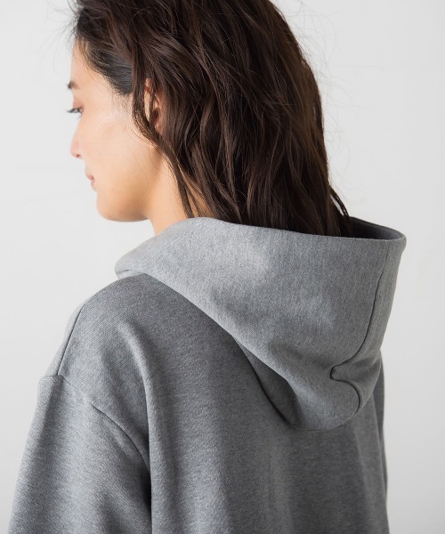 socolla（ソコラ）の「【socolla】裏起毛ティアードドッキングパーカー（パーカー・レディース・ブラック/グレー/レッド/グリーン・M）」の19枚目の写真