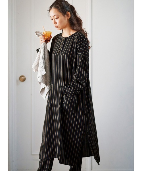 and myera（アンド マイラ）の「ａｎｄ　ｍｙｅｒａストライプのナイトウェア（ルームウェア/パジャマ・レディース・ブラック系その他・MEDIUM/LARGE/X-LARGE/SMALL）」の12枚目の写真