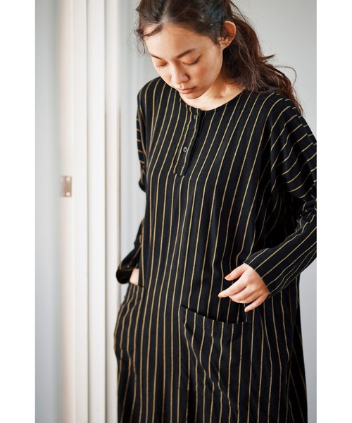 and myera（アンド マイラ）の「ａｎｄ　ｍｙｅｒａストライプのナイトウェア（ルームウェア/パジャマ・レディース・ブラック系その他・MEDIUM/LARGE/X-LARGE/SMALL）」の15枚目の写真