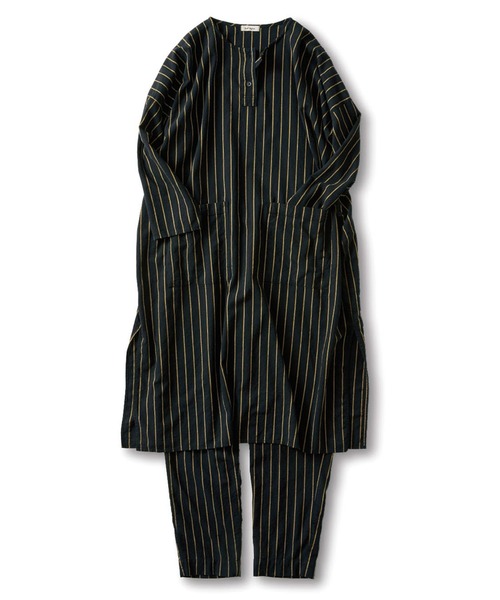 and myera（アンド マイラ）の「ａｎｄ　ｍｙｅｒａストライプのナイトウェア（ルームウェア/パジャマ・レディース・ブラック系その他・MEDIUM/LARGE/X-LARGE/SMALL）」の18枚目の写真