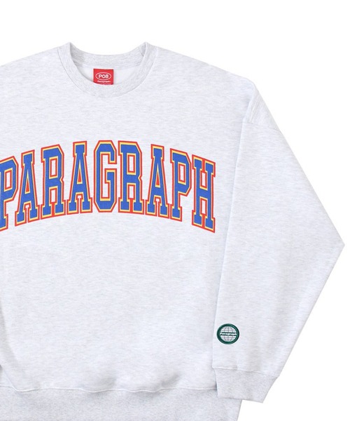 PARAGRAPH/パラグラフ】 クラシックフォームスウェットシャツ