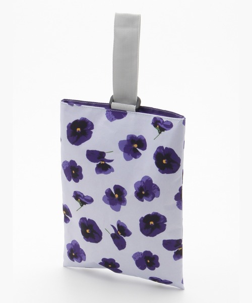 HAKKA KIDS（ハッカキッズ）の「スミレプリントシューズケース（ハンドバッグ・キッズ・パープル/ピンク・FREE）」の4枚目の写真