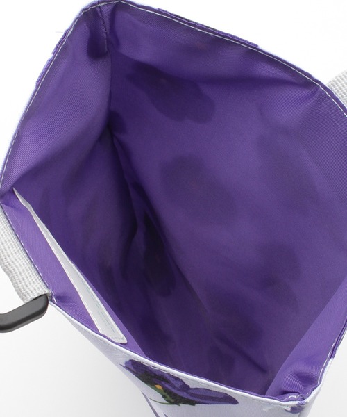 HAKKA KIDS（ハッカキッズ）の「スミレプリントシューズケース（ハンドバッグ・キッズ・パープル/ピンク・FREE）」の5枚目の写真