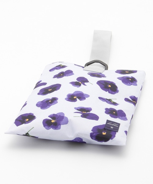 HAKKA KIDS（ハッカキッズ）の「スミレプリントシューズケース（ハンドバッグ・キッズ・パープル/ピンク・FREE）」の3枚目の写真