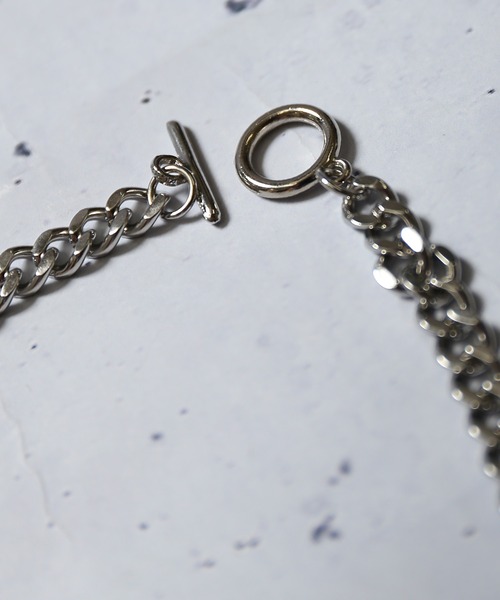 SPINNS（スピンズ）の「パール&チェーンネックレス（ネックレス・メンズ・シルバー・ONESIZE）」の5枚目の写真